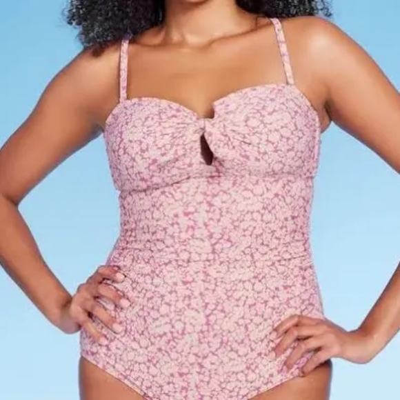 Kona Sol Other - Nwt Kona Sol One Piece Bathing Suit Full Seat Coverage Size Large
